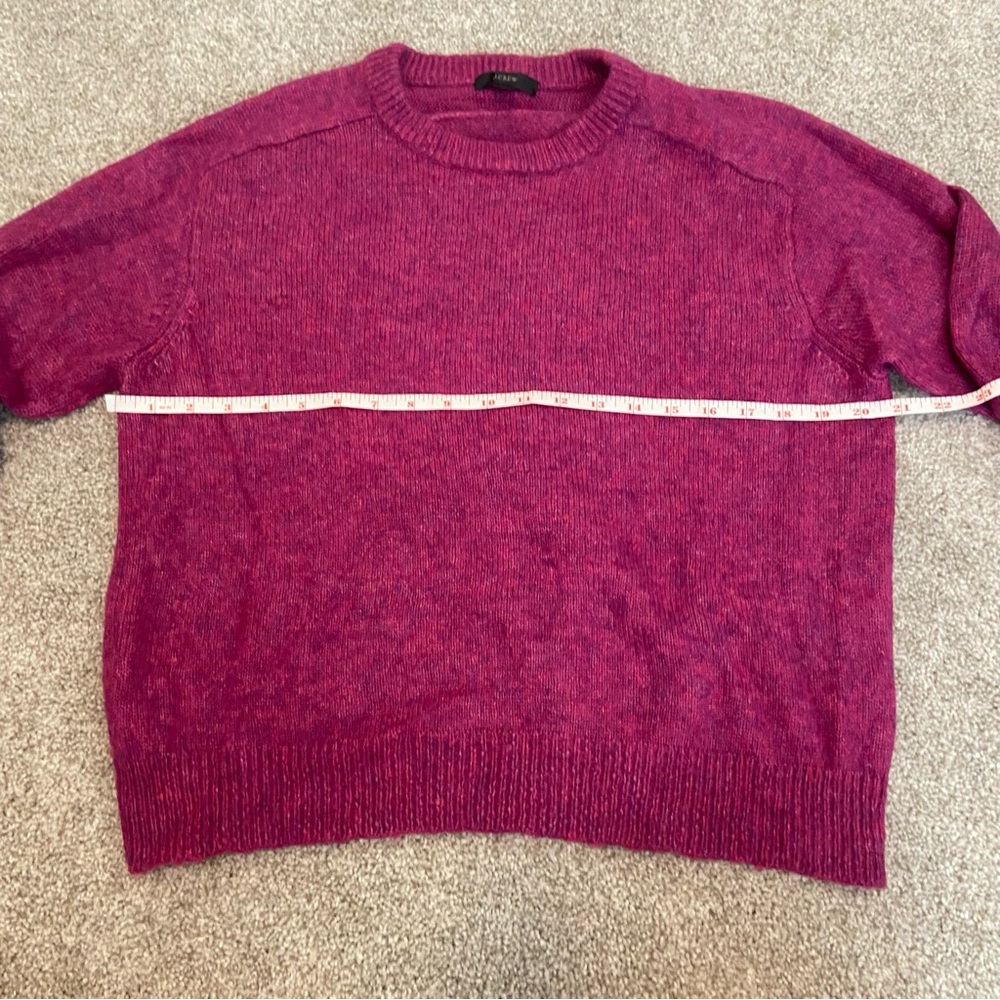 J.Crew Pink Cozy Super-Soft Crewneck Sweater π size M - Picture 8 of 10